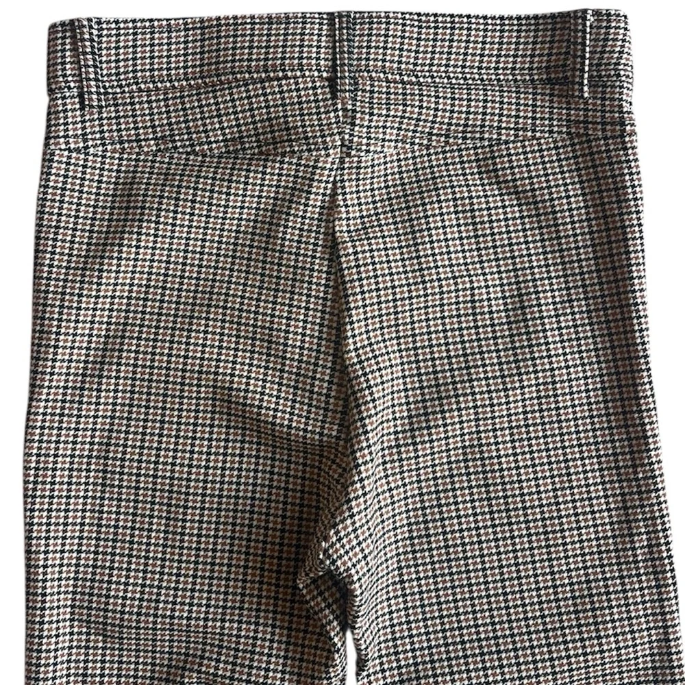 Zara Women’s High Waist Plaid Black, White & Brown Leggings/Pants- Size Small - Picture 10 of 13